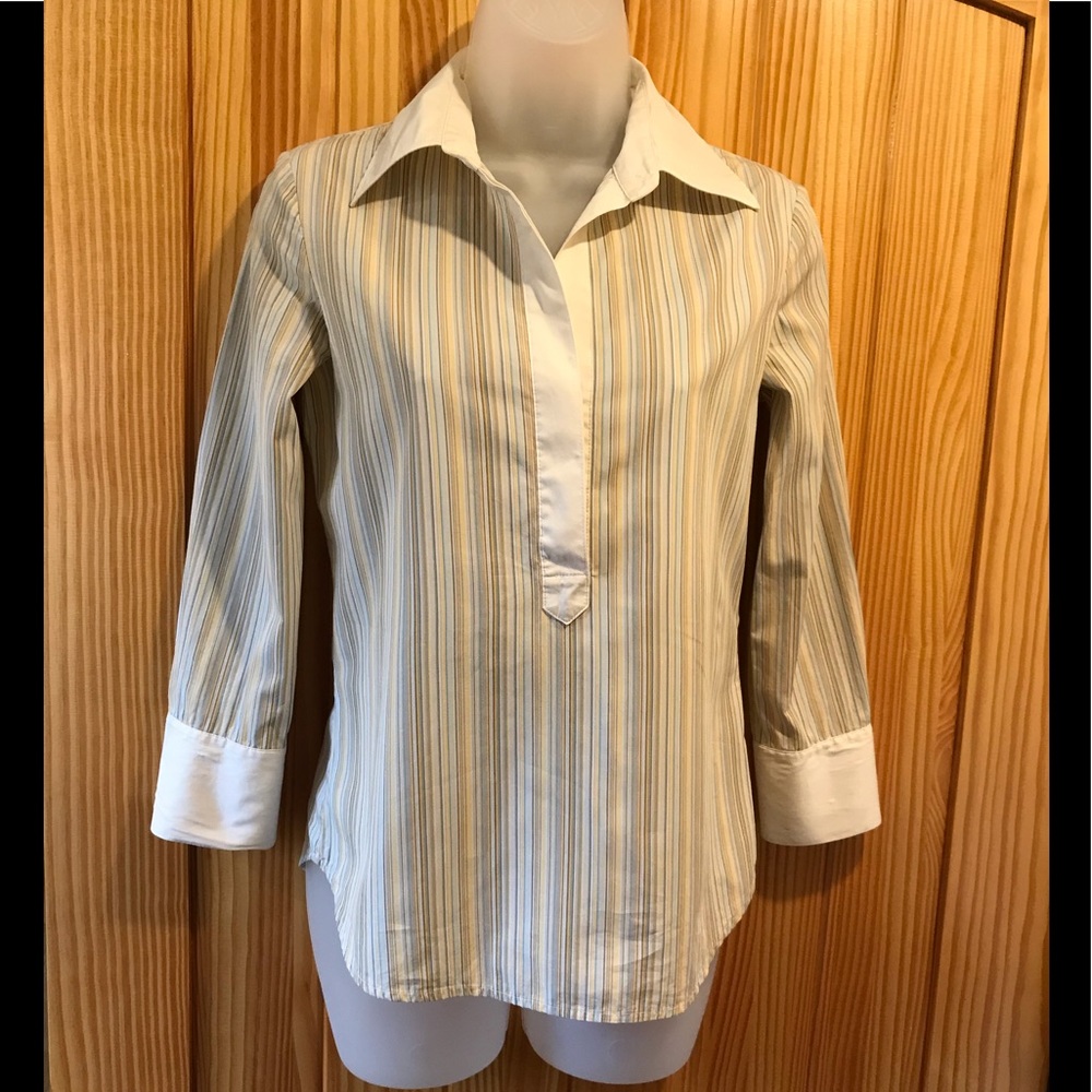 Like New-Theory XS/P Tailored Blouse